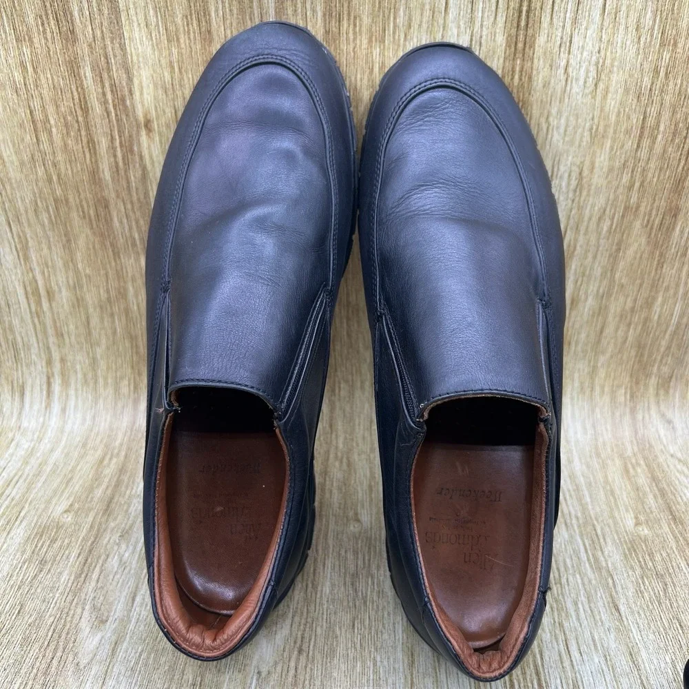 Allen Edmonds Weekender Loafers Men's Size 13 D Black Leather Slip On 8783